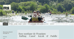 Desktop Screenshot of canoe-somme.com